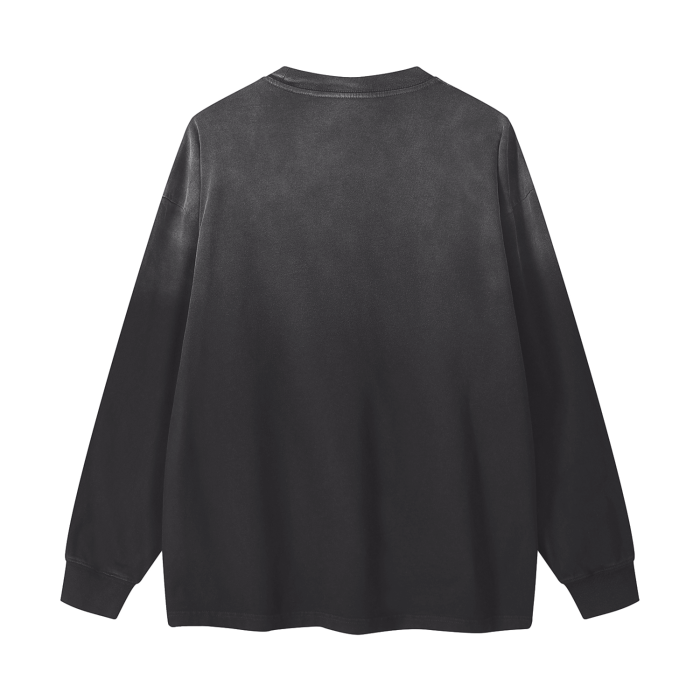 "CHAOS" Long Sleeve Tee (BLACK)