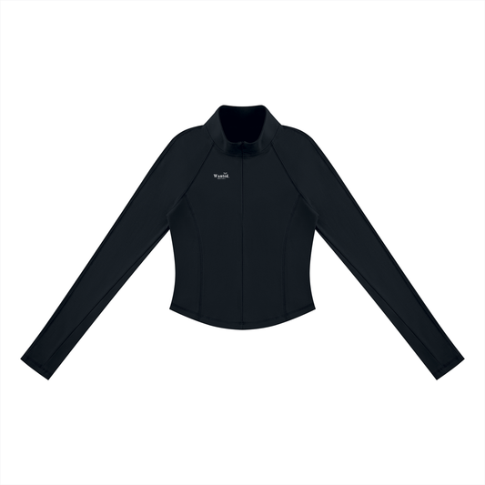 Women's "WANTED." Yoga Quarter-Zip