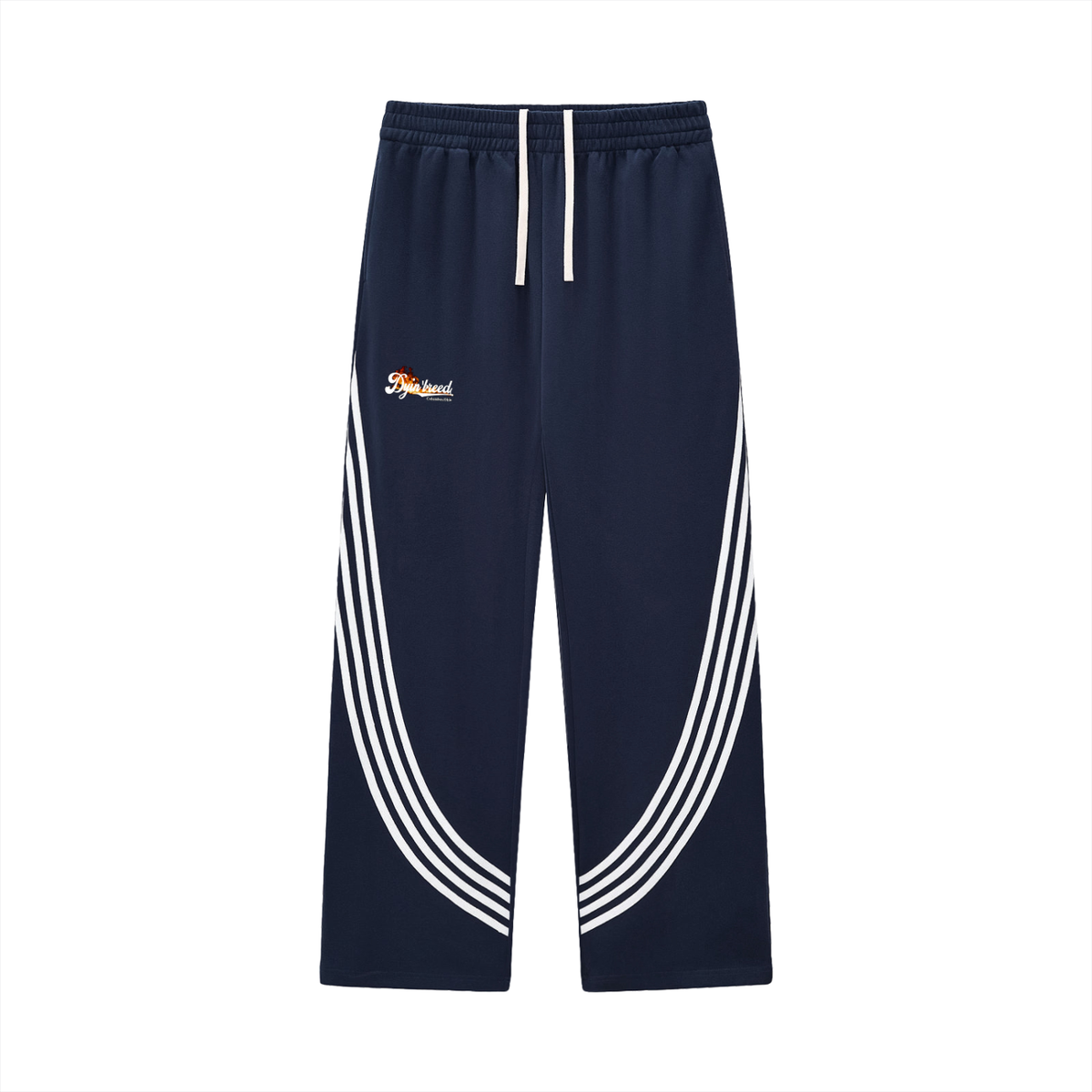 "POCKET WATCH." Striped Sweatpants