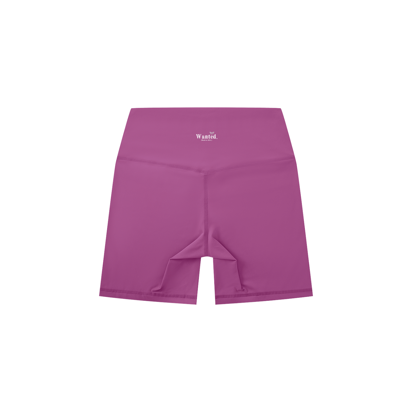 Women's High-Waisted "WANTED." Biker Shorts