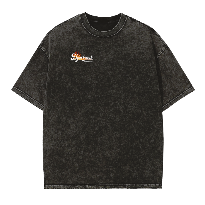 Dusk Black Frayed "POCKET WATCH." T-Shirt
