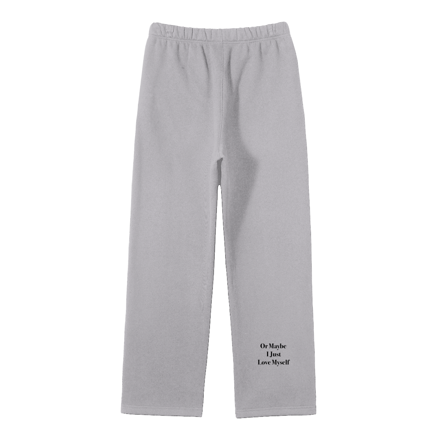 "NARCISSIST." Fleece sweatpants (Black LOGO)