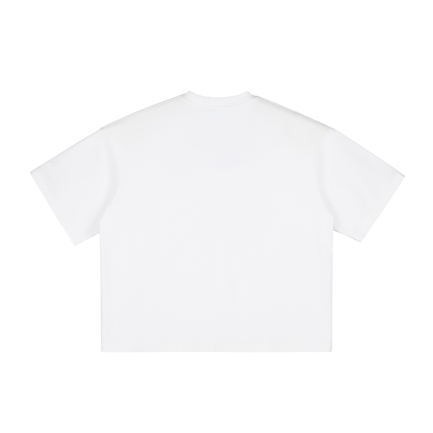 Vintage Wash "WANTED." Box Fit Tee (white)