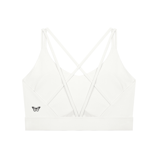 Women's Lycra "WANTED." Yoga Sport Bra