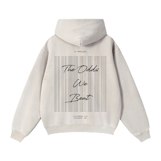 Zip-up "49 PROBLEMS." Box Fit Hoodie