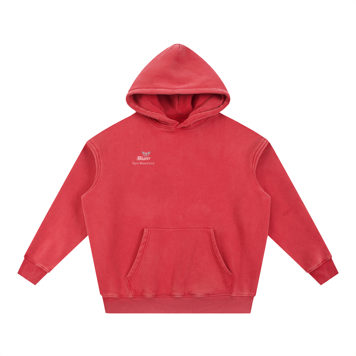 Faded "Blurrr. x 270." Oversize Hoodie