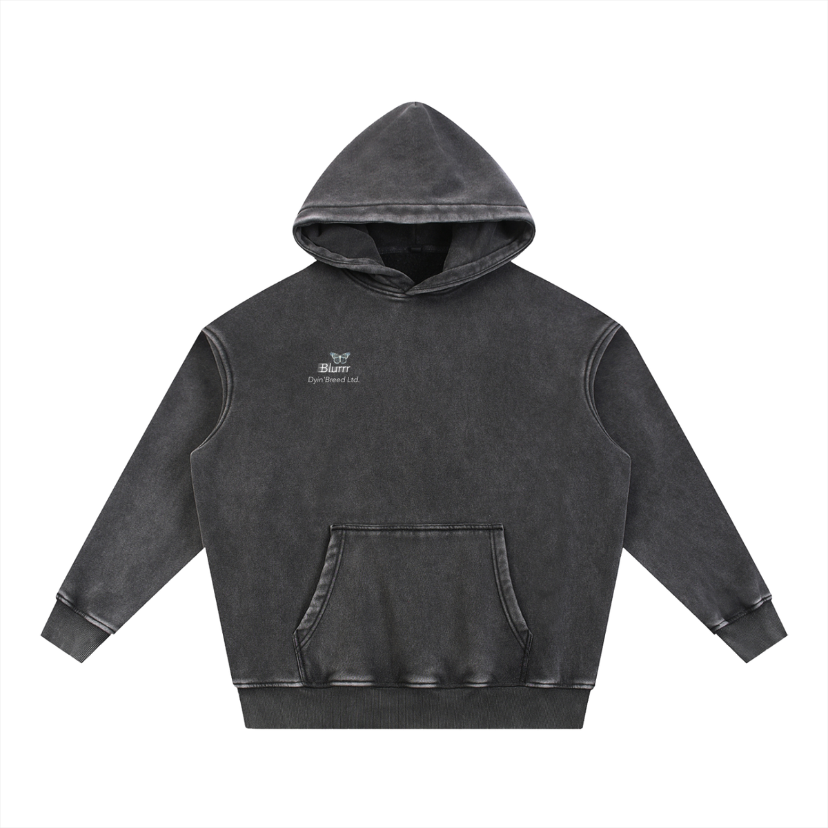Faded "Blurrr. x 270." Oversize Hoodie