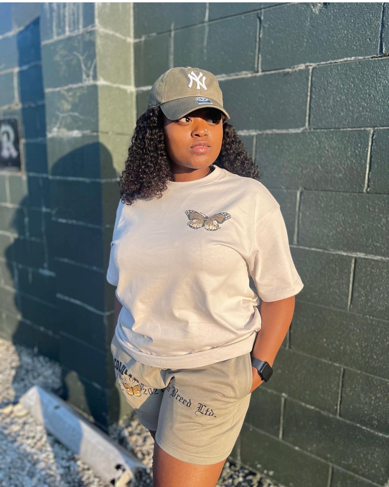 "The Beauty in Locs" Earth Tone Heavyweight Loose T-Shirt