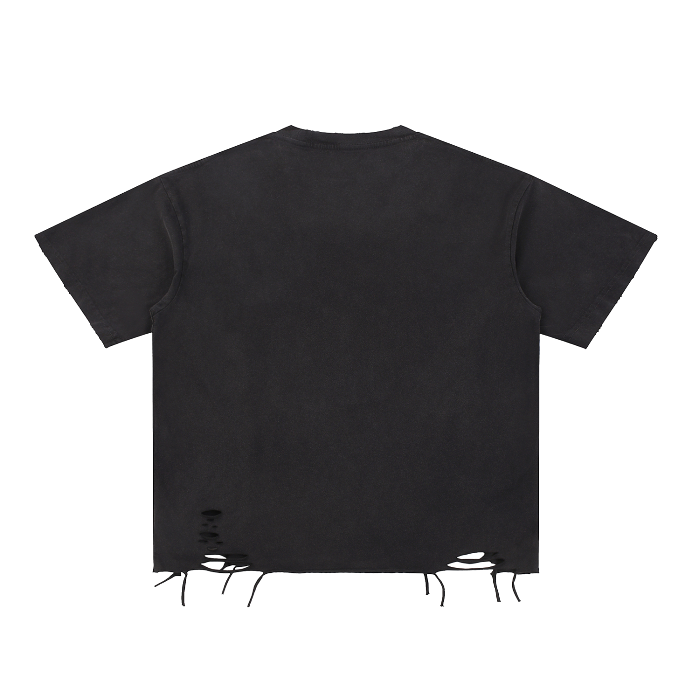 "HIM" Raw-Hem Tee