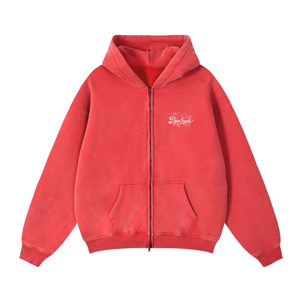 Zip-up "ALL PRAISE." Box Fit Hoodie