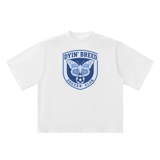 Oversized "SOCCER CLUB." Drop Shoulder Tee