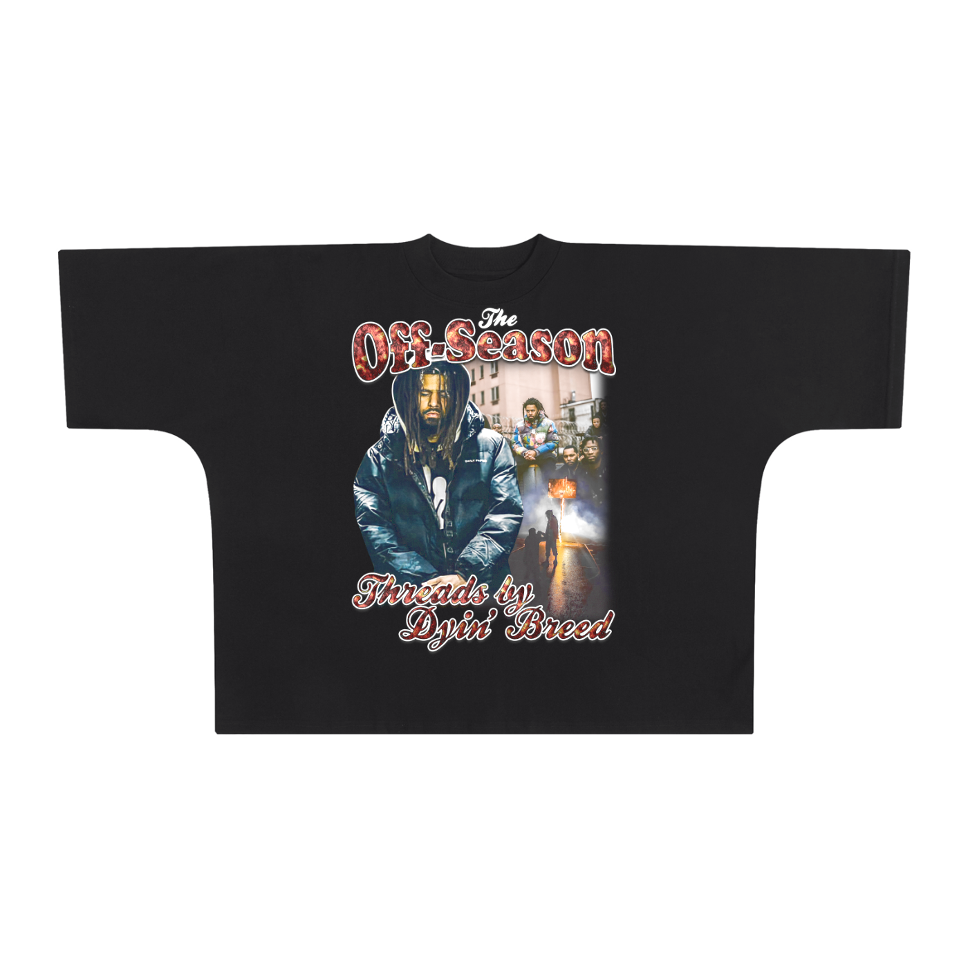 Oversized "J. COLE." Box Fit Tee