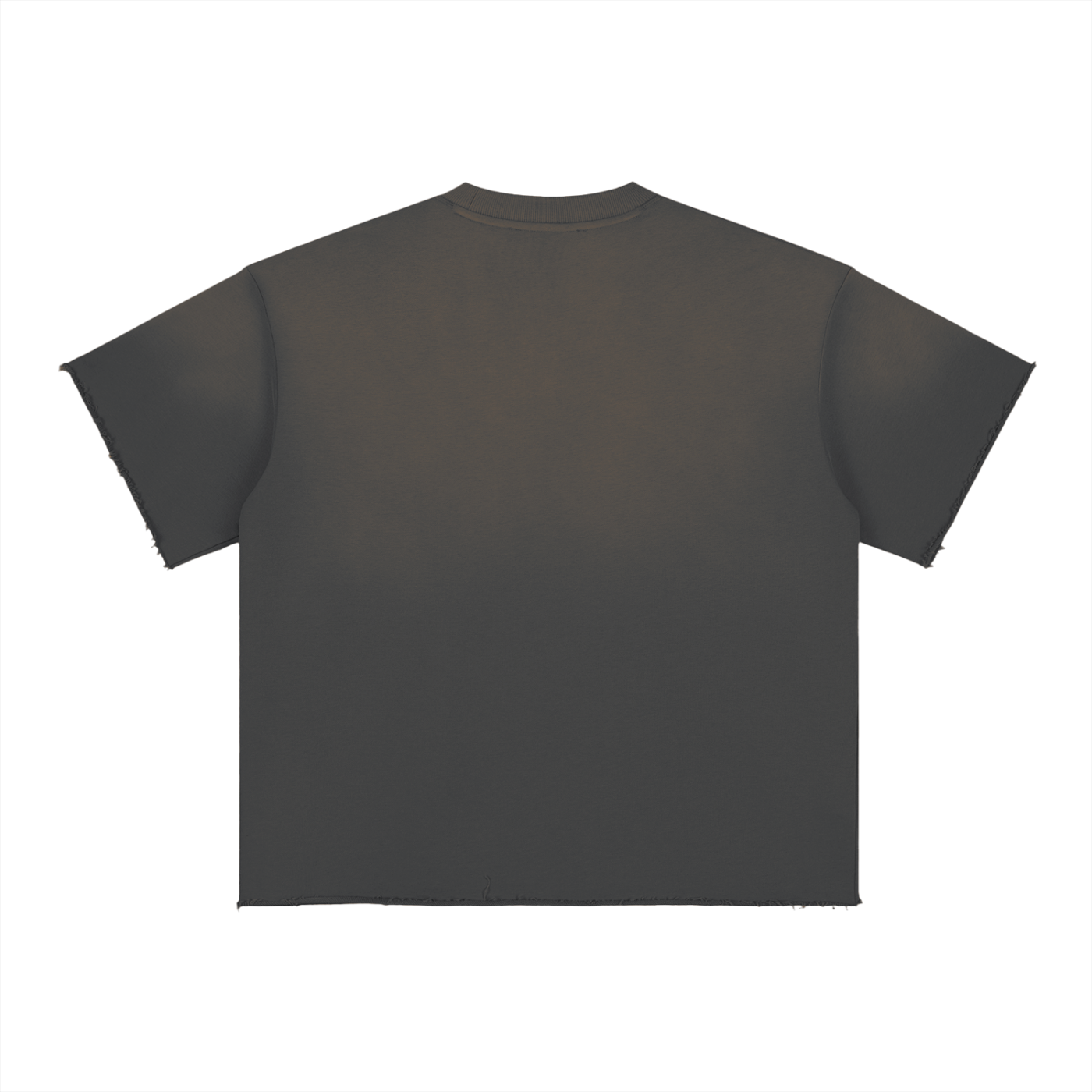 Sun Fade "SAVE ME." Raw Edge T-Shirt