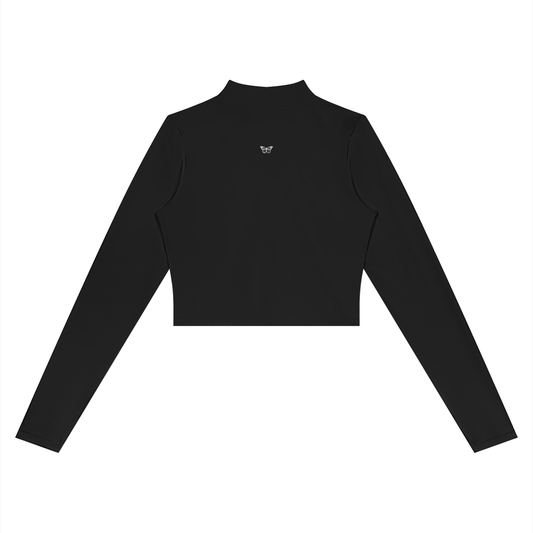 Women’s "WANTED." Crop Yoga Sports Jacket