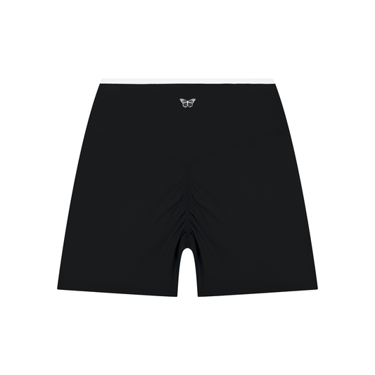 Women’s "BALLPARK." High Rise Color Block Yoga Shorts
