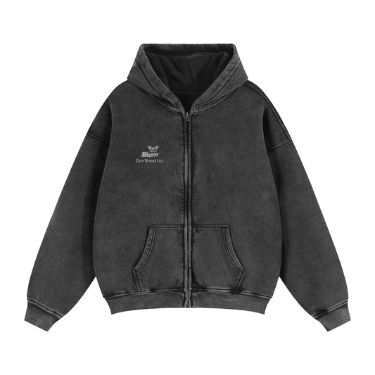 "JUST BE YOU." Heavyweight Box Fit Hoodie (Blurrr.)