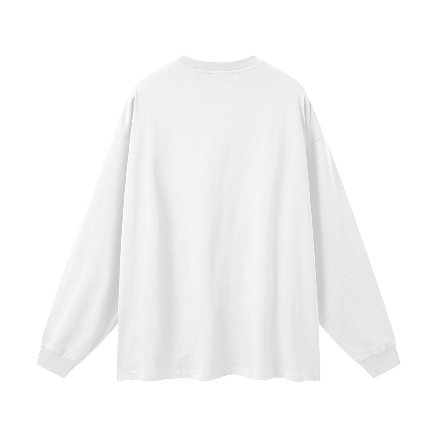 Oversized "NELSON MANDELA." Long Sleeve Tee