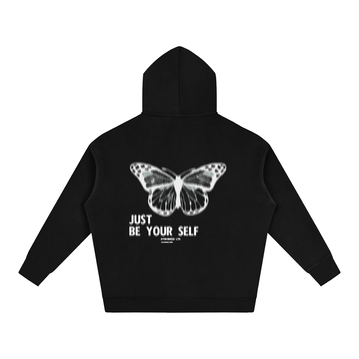 "JUST BE YOU." Fleece Hoodie