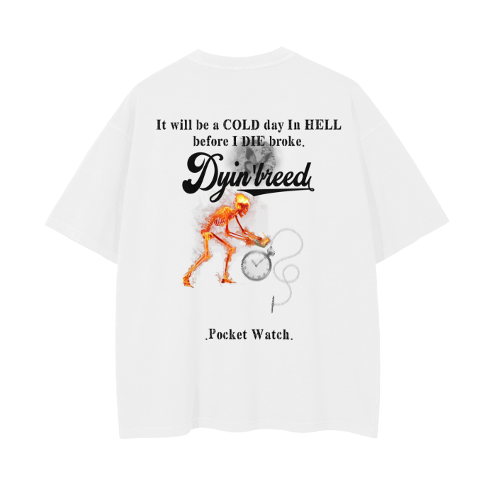 "POCKET WATCH." Drop Shoulder T-Shirt