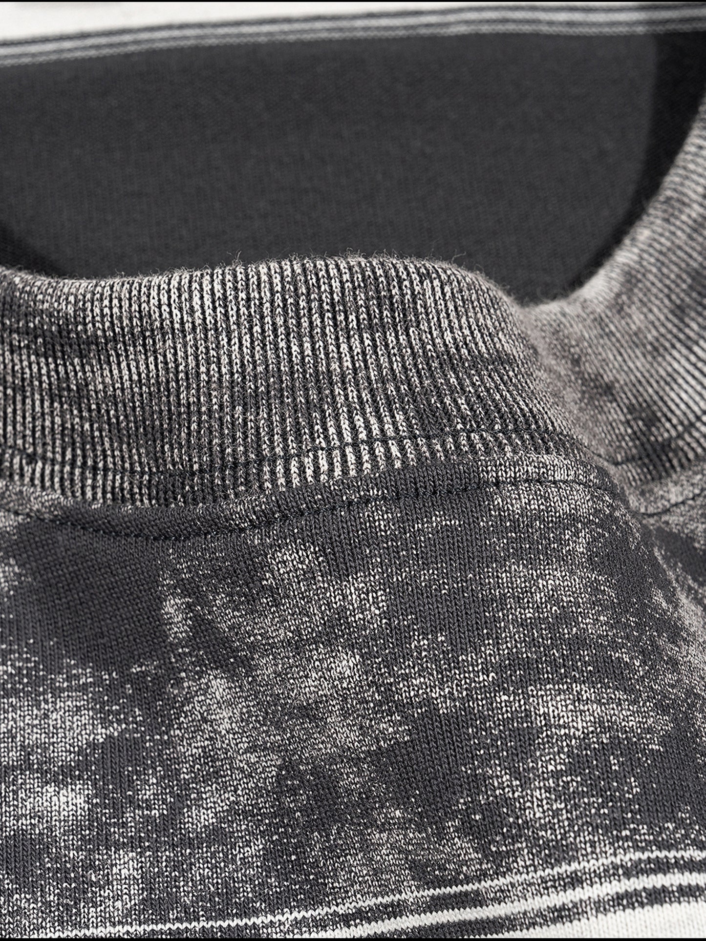 Striped "POCKET WATCH." Box Fit Tee
