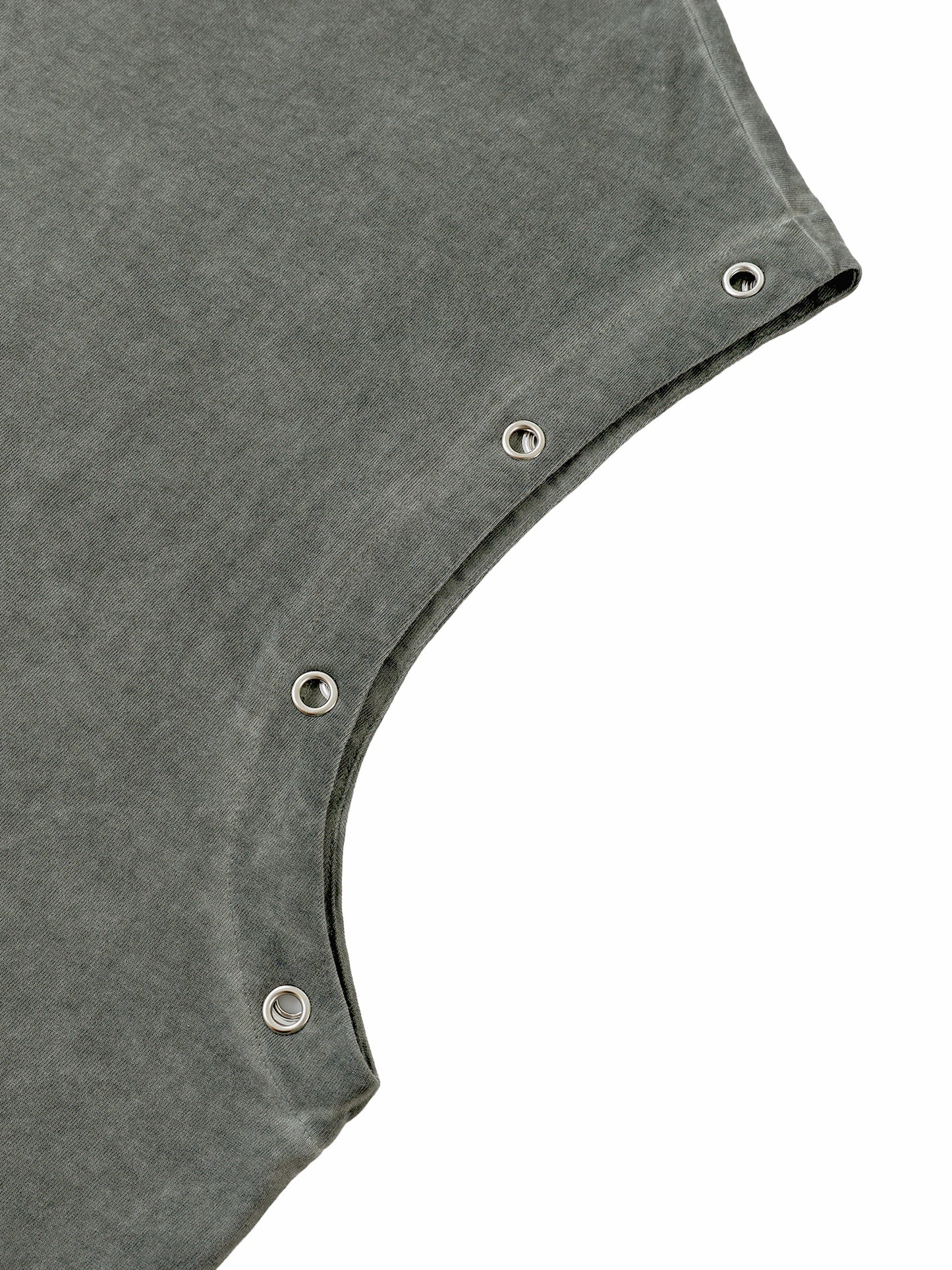 Distressed Grommet "RUSH HOUR." Tank Top