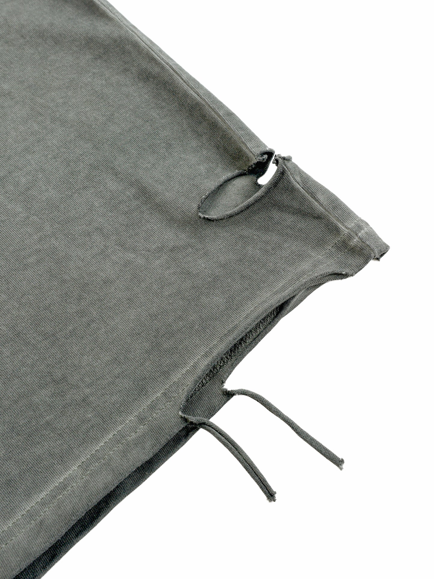 Distressed Grommet "RUSH HOUR." Tank Top