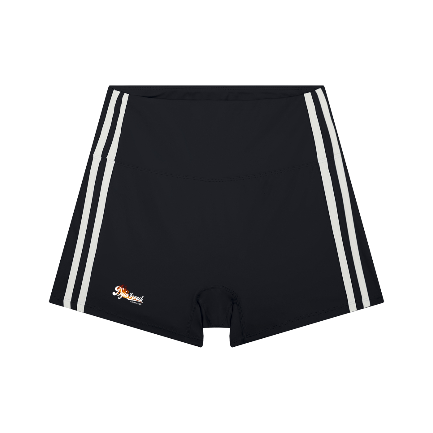Women’s "BALLPARK." High-Waist Color Block Yoga Shorts