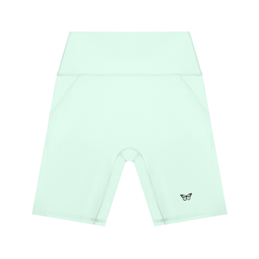 Women’s Lycra "WANTED." High Waisted Yoga Shorts
