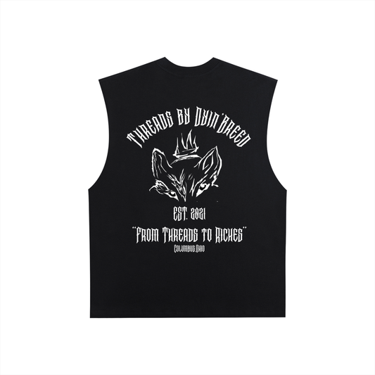 Raw Edge "THREAD TO RICHES." Tank Top