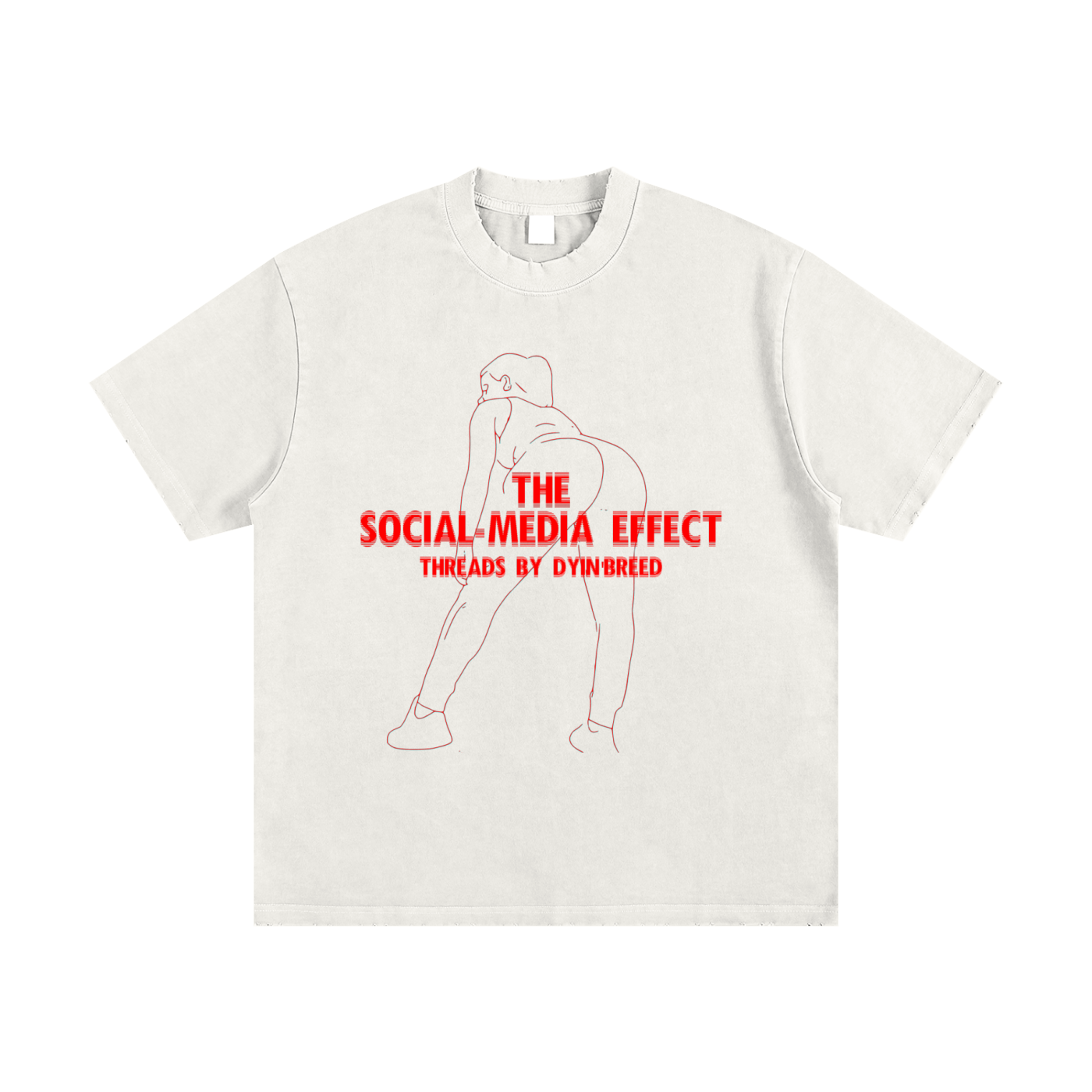Heavyweight Vintage "SOCIAL MEDIA." Tee