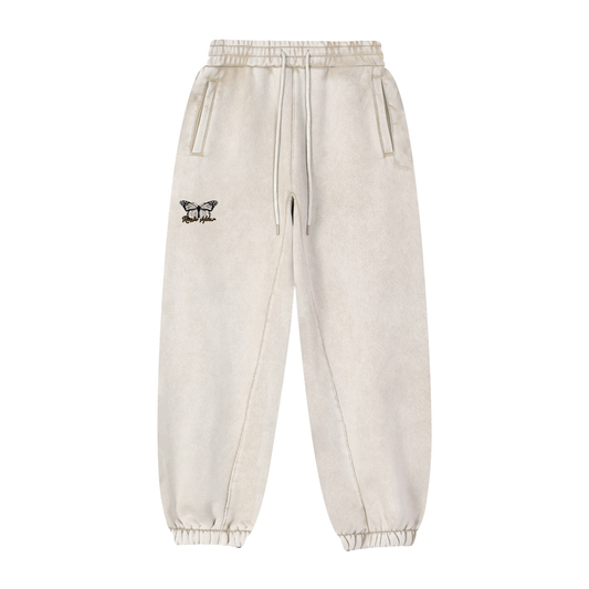 Washed "RUSH HOUR." Sweatpants