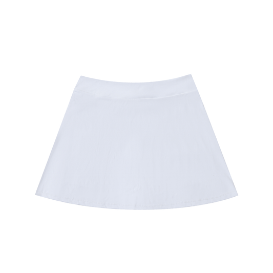 High-Waist Dyin'Breed Tennis Skort (white)