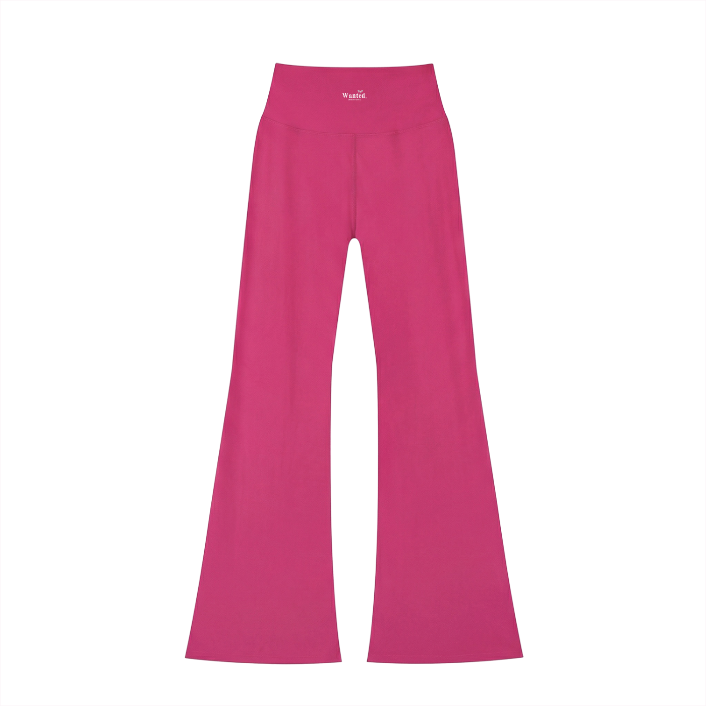 Women's "WANTED." High-Waisted Flare Leggings