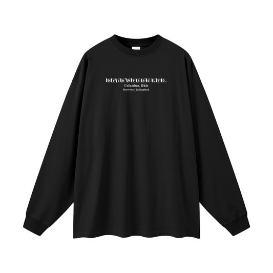 "BUILDING BLOCKS." Long Sleeve Tee