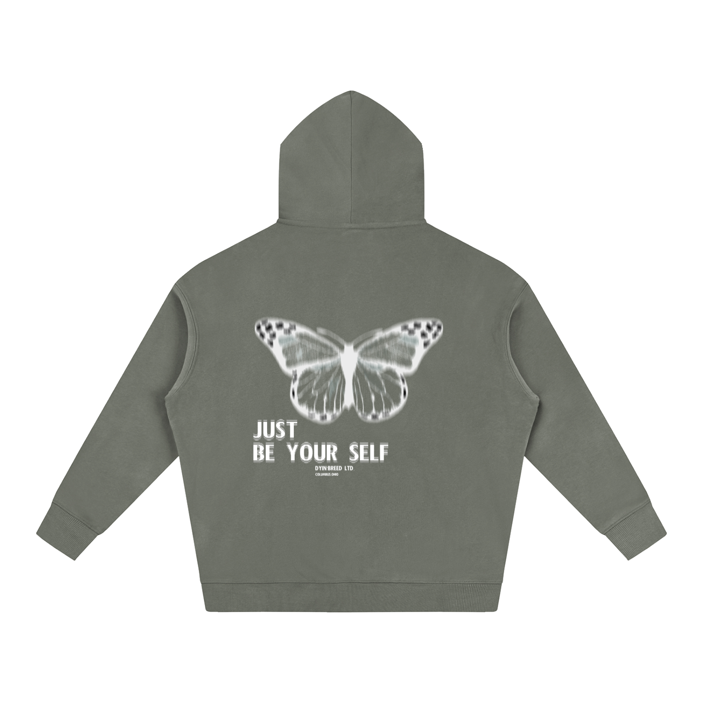 "JUST BE YOU." Fleece Hoodie