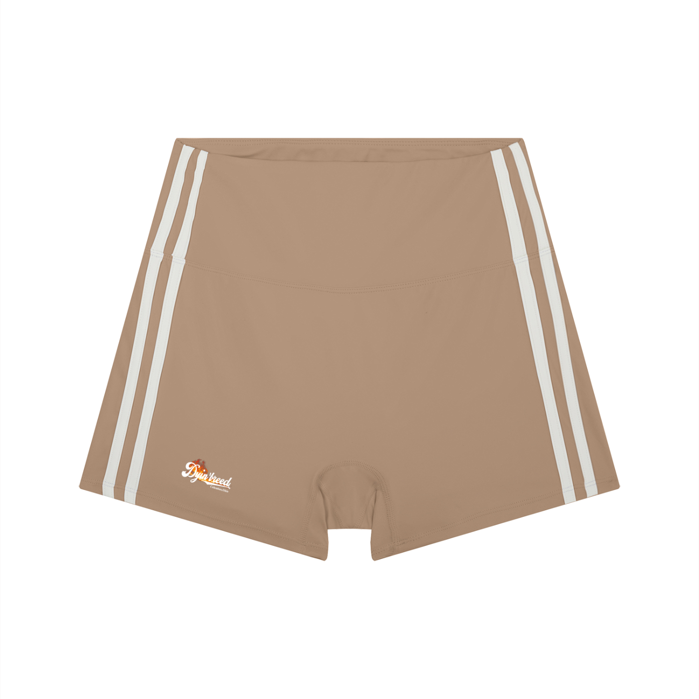 Women’s "BALLPARK." High-Waist Color Block Yoga Shorts