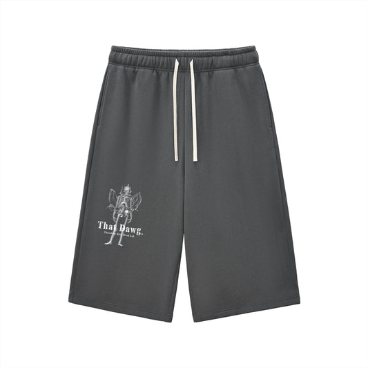 "THAT DAWG." Three-quarter Sweatshorts