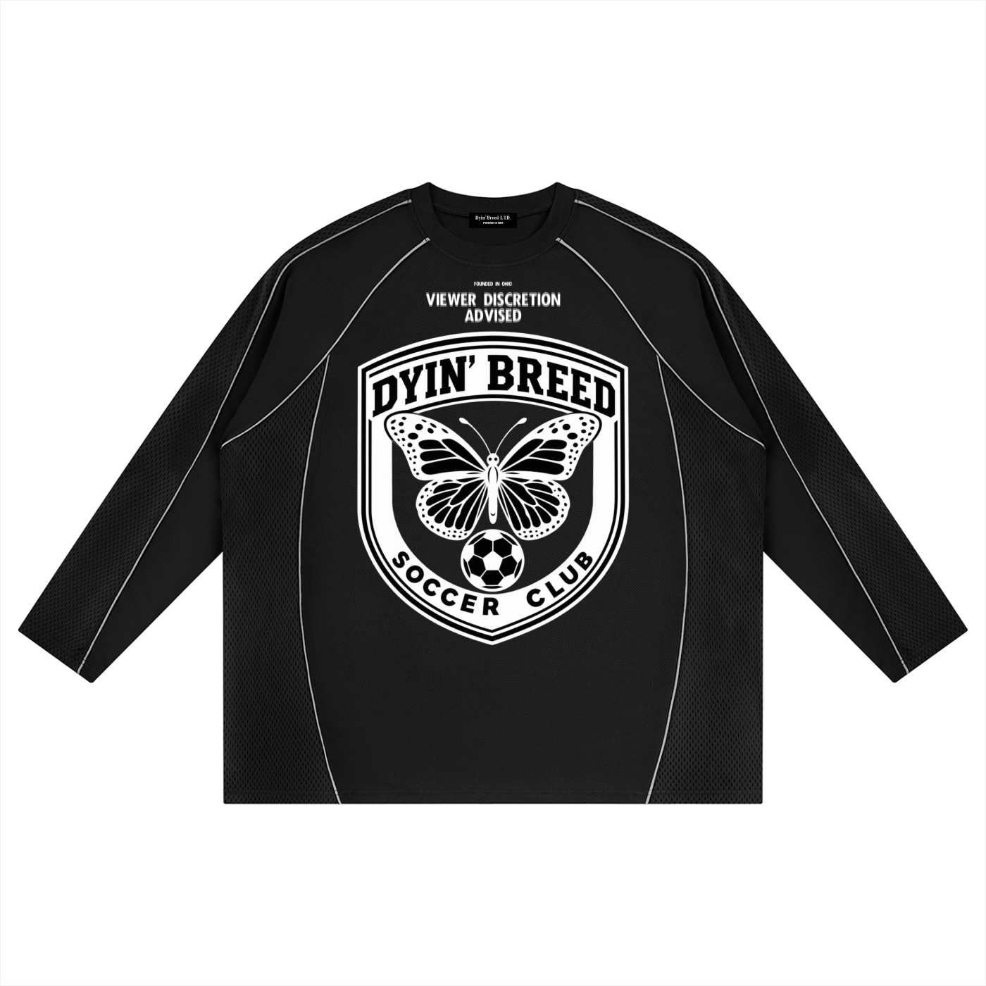 Paneled Raglan "SOCCER CLUB." Jersey