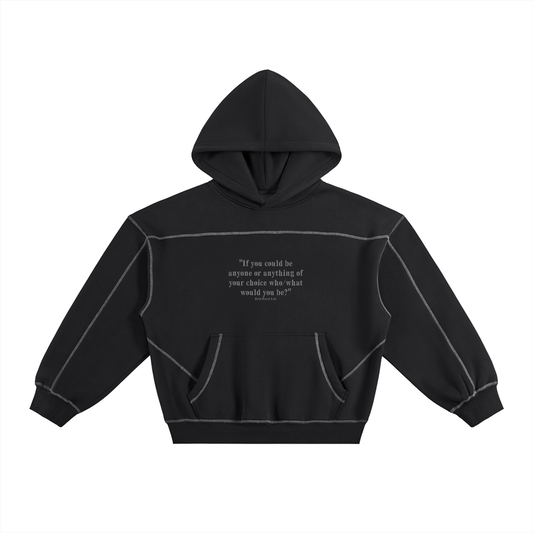 "THE COOLEST." Stitched Fleece Hoodie