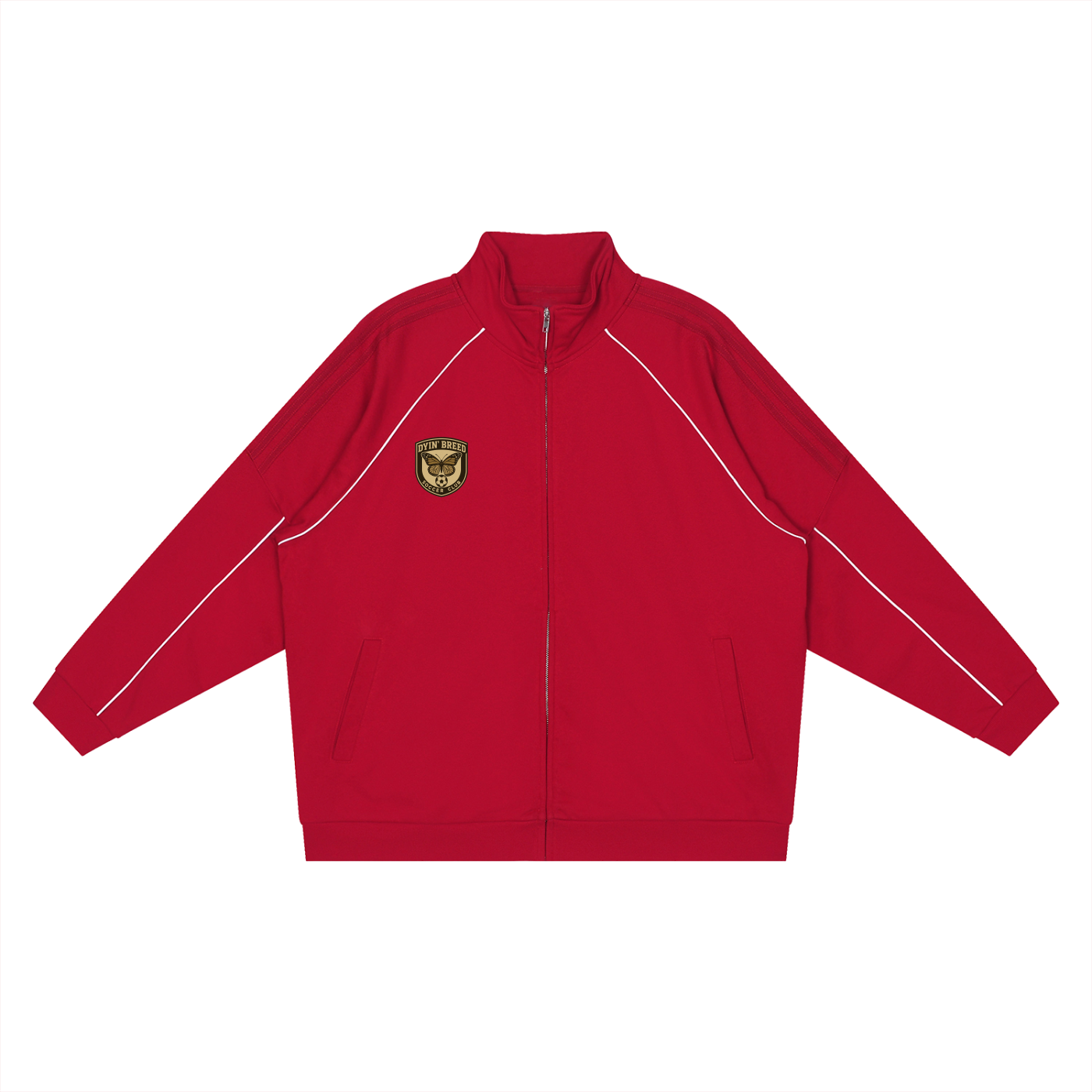 Reflective Striped "SOCCER CLUB." Jacket