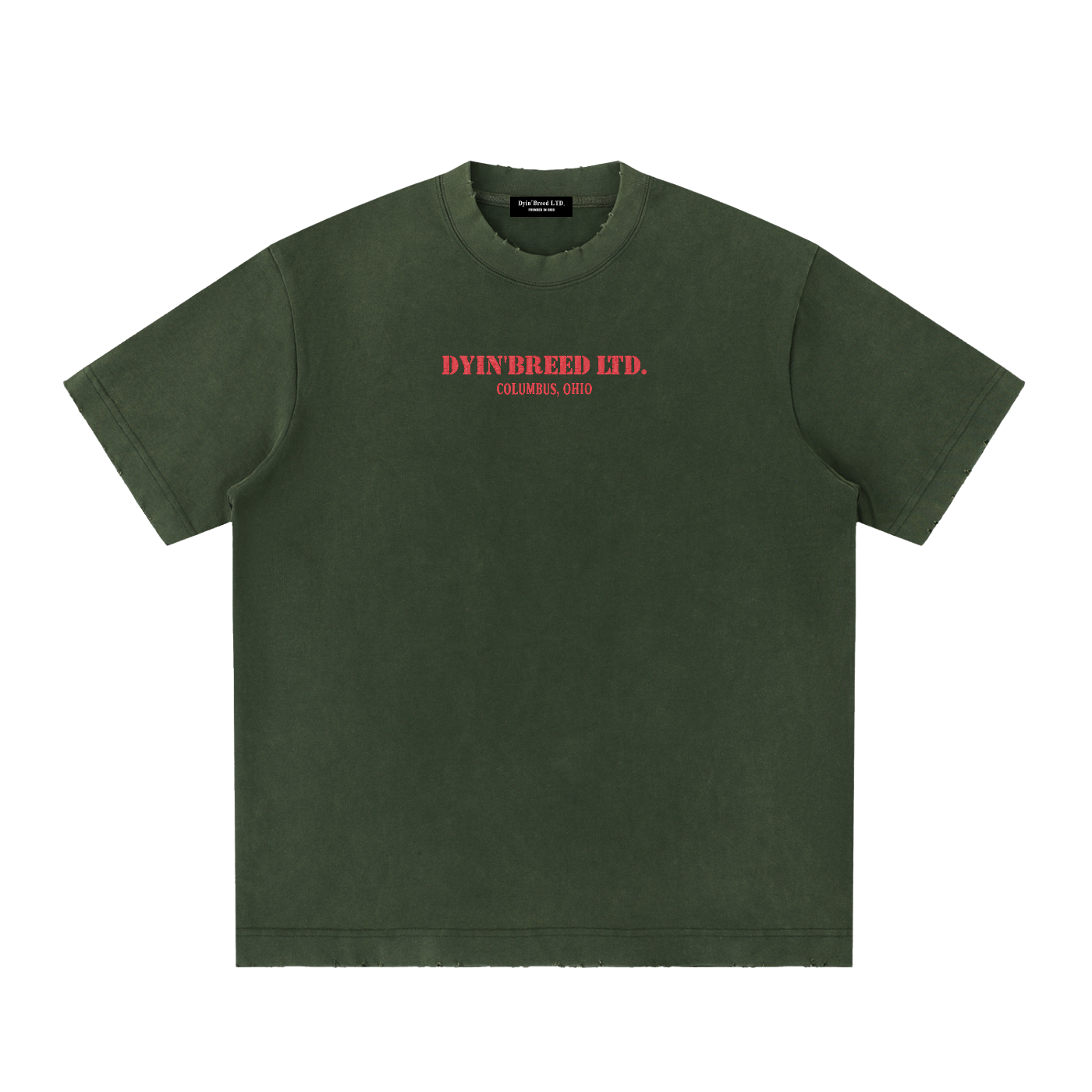 Vintage Heavyweight "ARMY." Tee (Red)