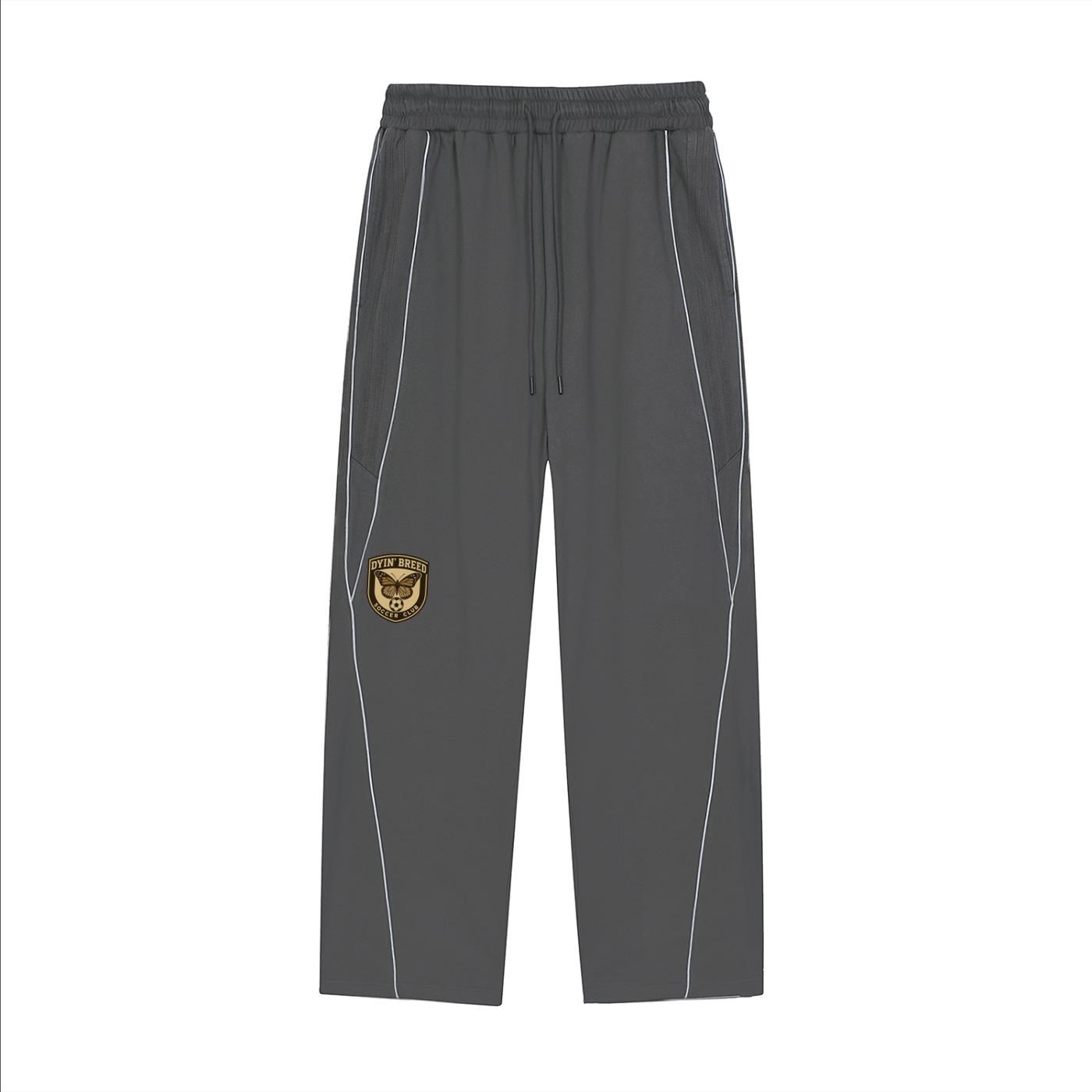 Reflective Striped "SOCCER CLUB." Sweatpants