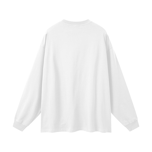 Oversized "BLACK PANTHERS." Long Sleeve Tee