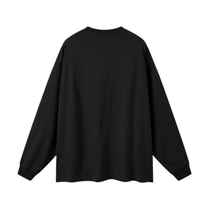 Unisex "POETRY IN MOTION" Long Sleeve Tee (Black)