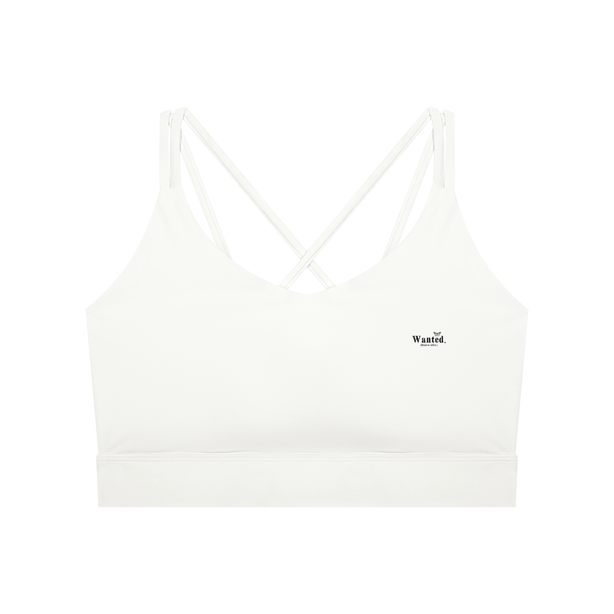 Women's Lycra "WANTED." Yoga Sport Bra