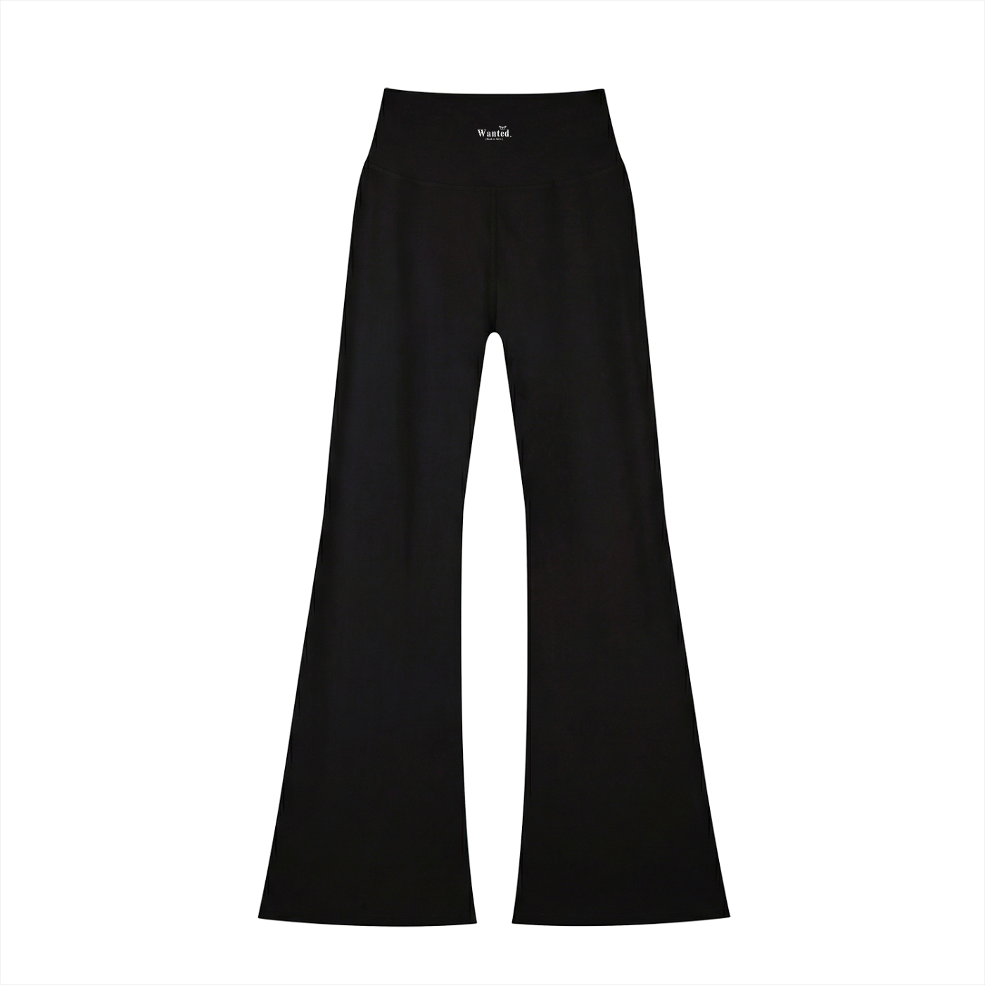Women's "WANTED." High-Waisted Flare Leggings