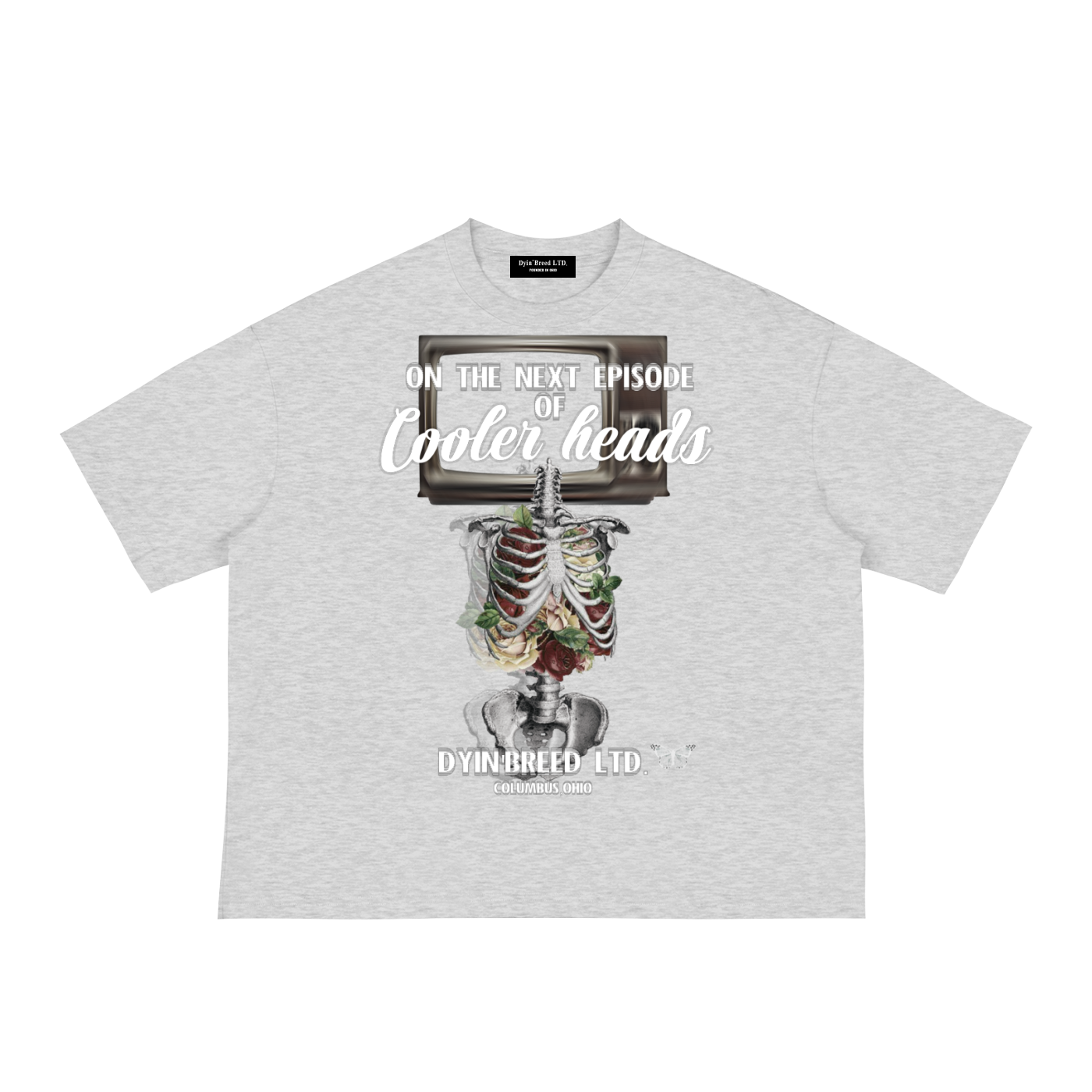 Classic “COOLER HEADS.” Loose Box Fit Tee