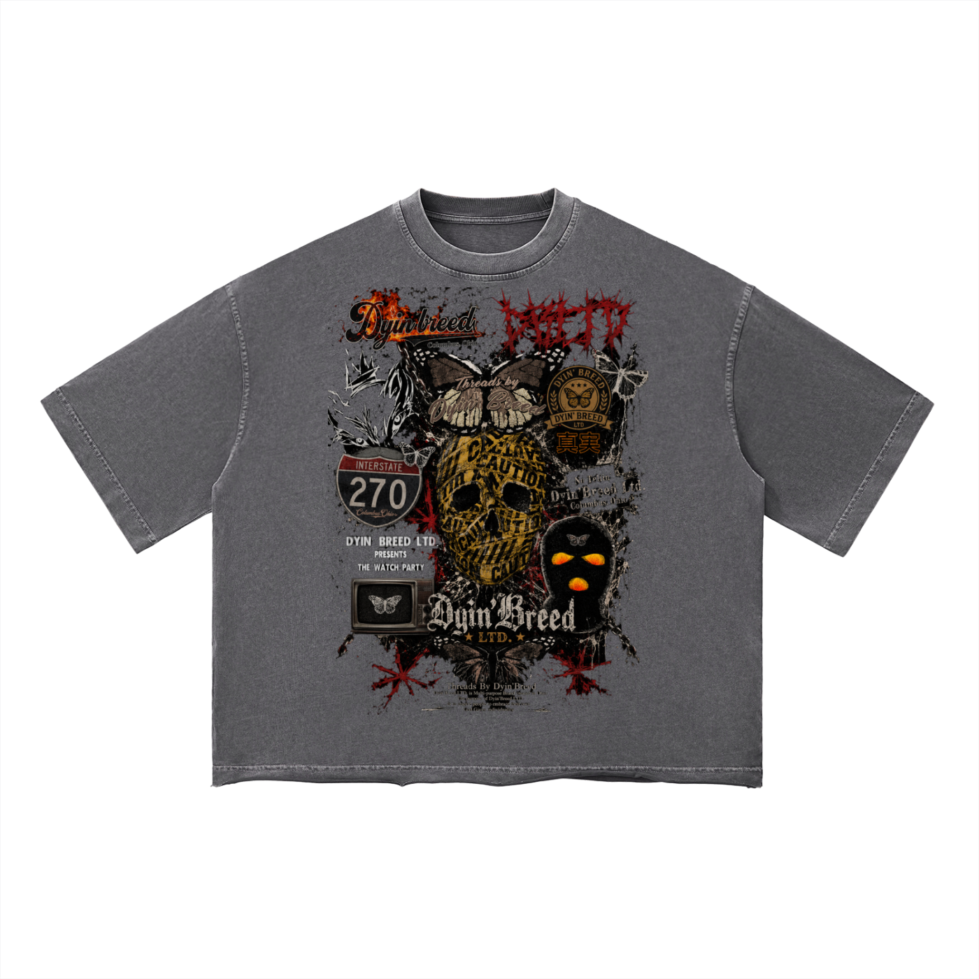 Vintage "CHAOS PT2."  Box Fit Tee