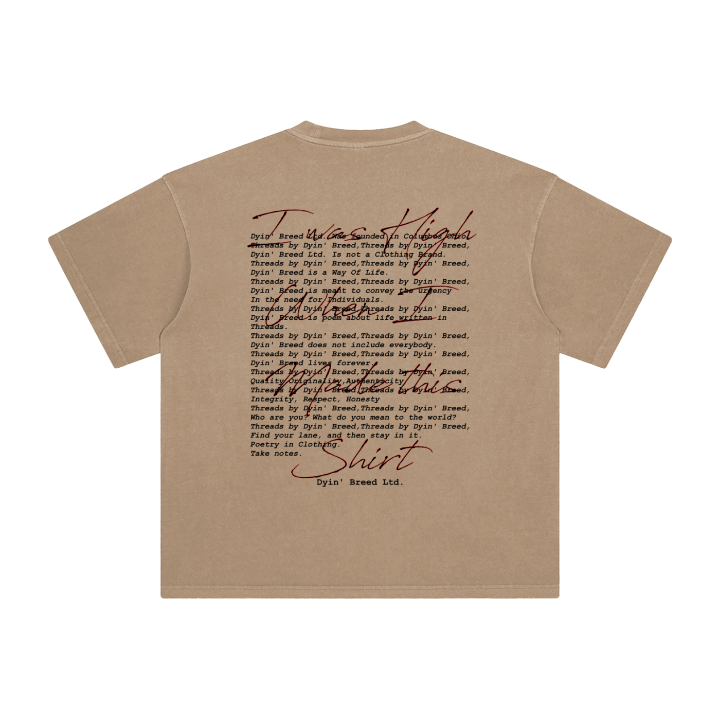 "I Was High..." Stone Wash Tee