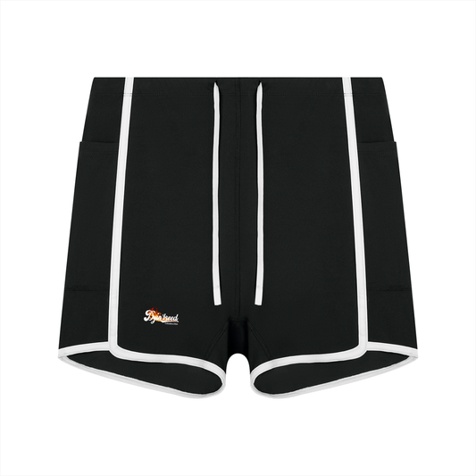 Women's High Rise "BALLPARK." Yoga Shorts